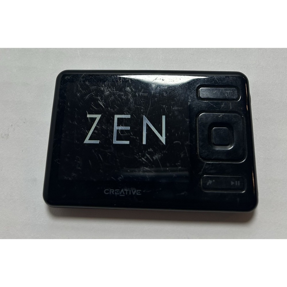 Creative ZEN 4 GB WMA MP3 Player Audio Book Reader FM Radio Voice Recorder Black